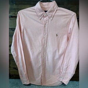 Ralph Lauren Light Pink Casual Button-Down Shirt